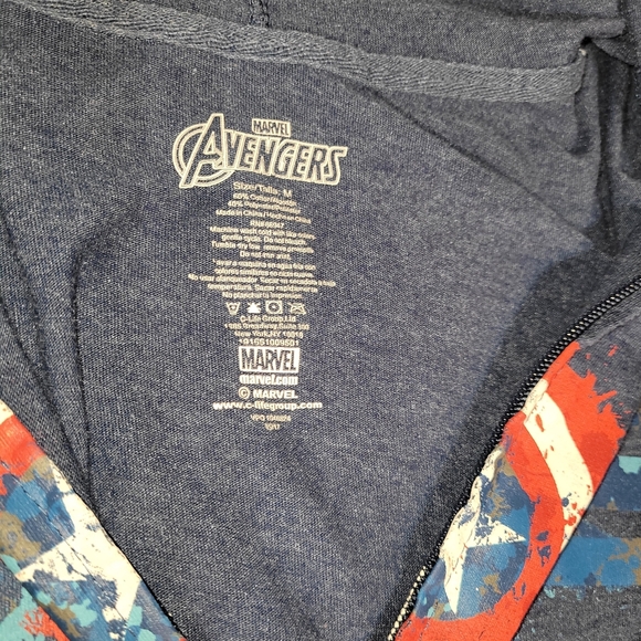 Marvel Avengers Zip Wns M, Lightweight Sweatshirt. - Picture 3 of 10